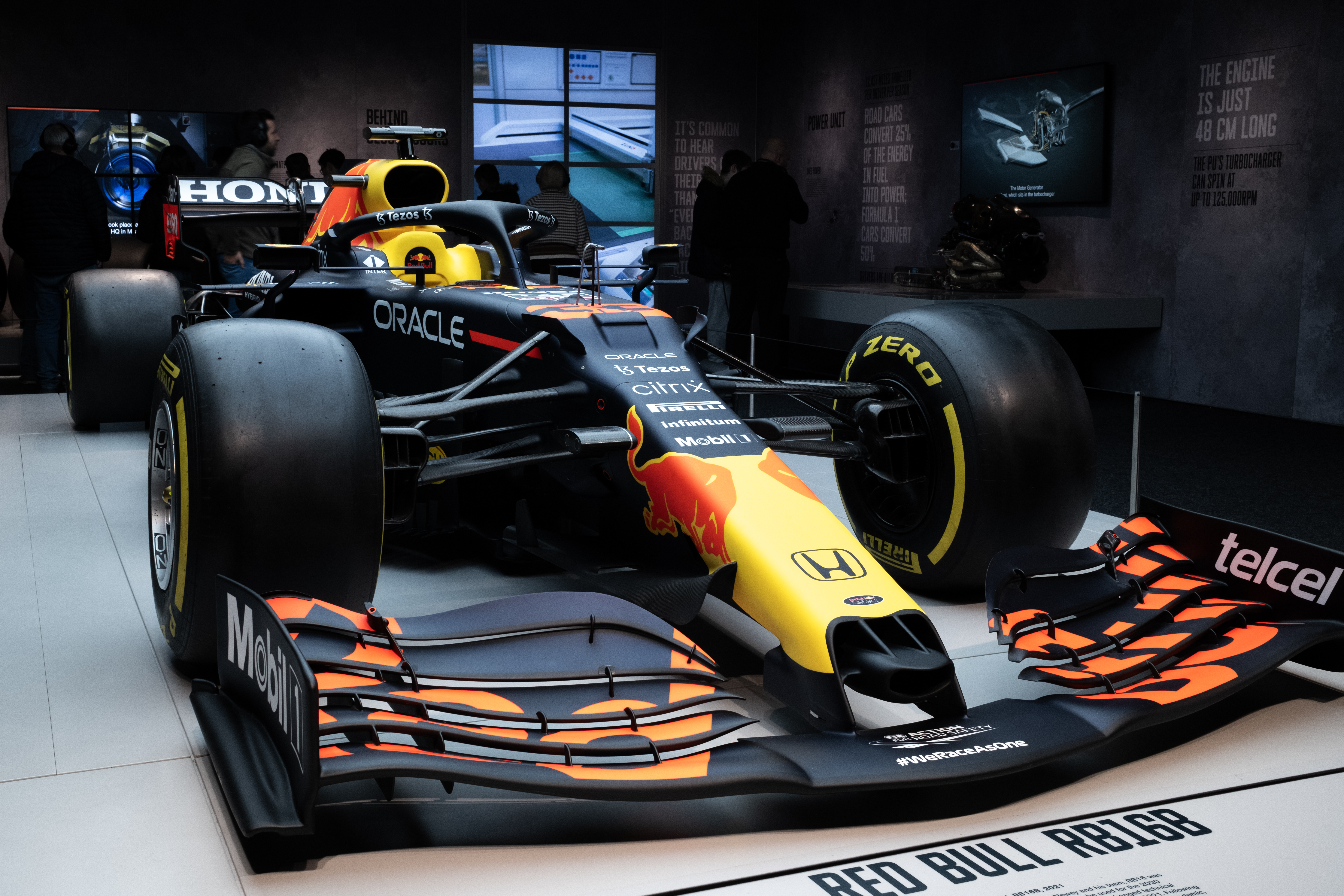 A photo of Max Verstappen's Red Bull RB16B