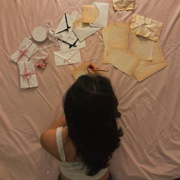Album cover for love, k by Katherine Li