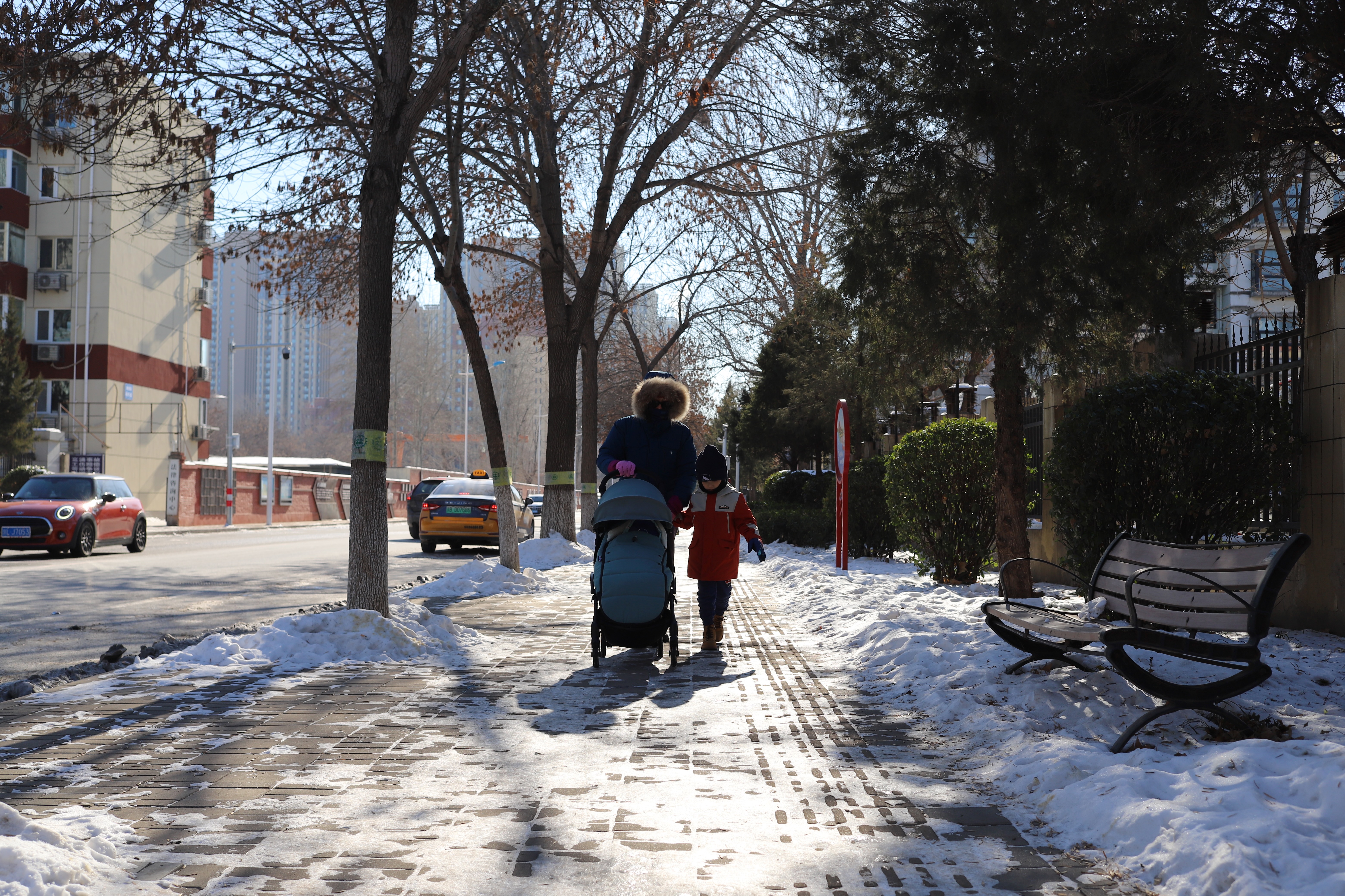 Beijing is gloriously sunny these days.