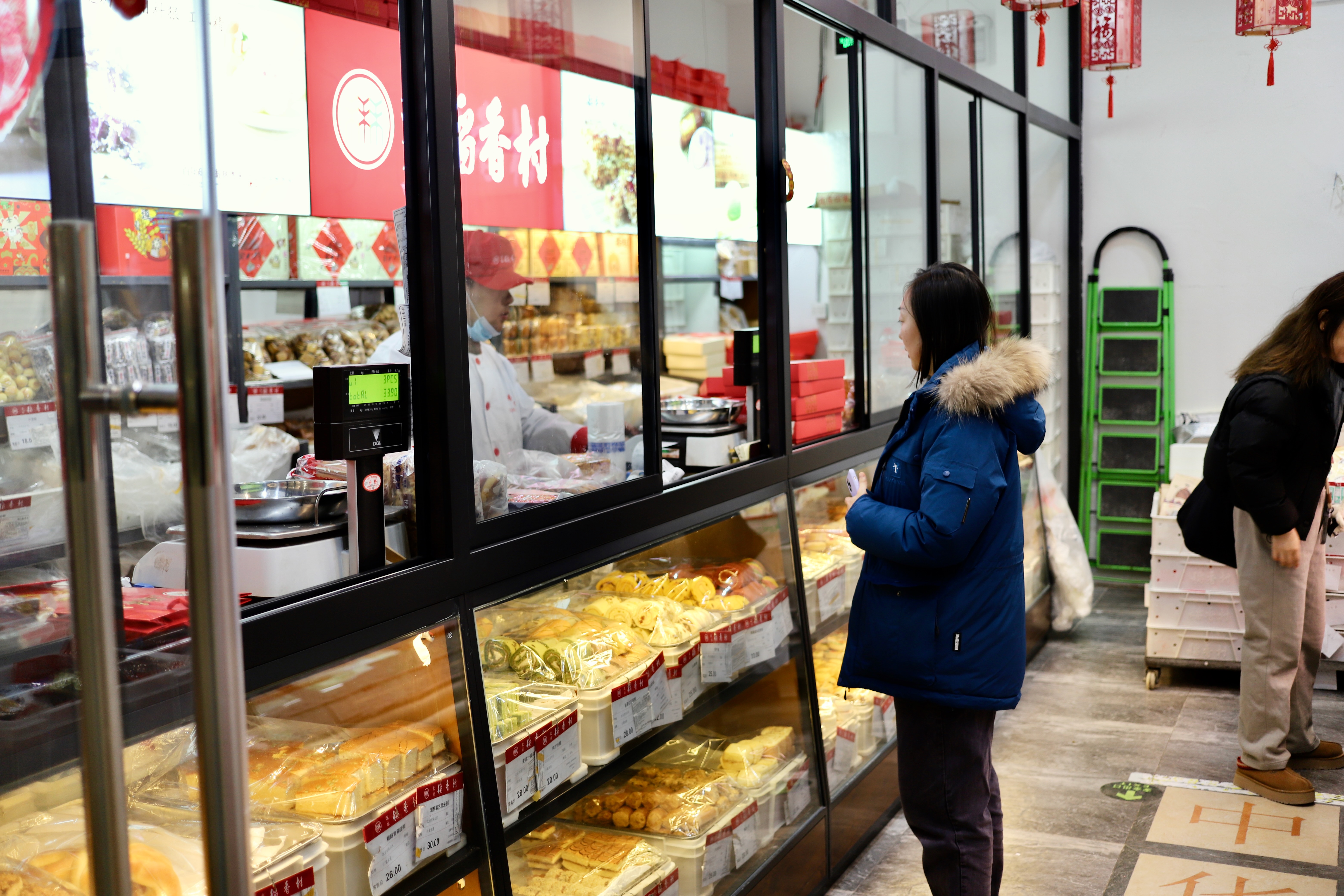 Buying enough snacks to last us through five days in even colder conditions.