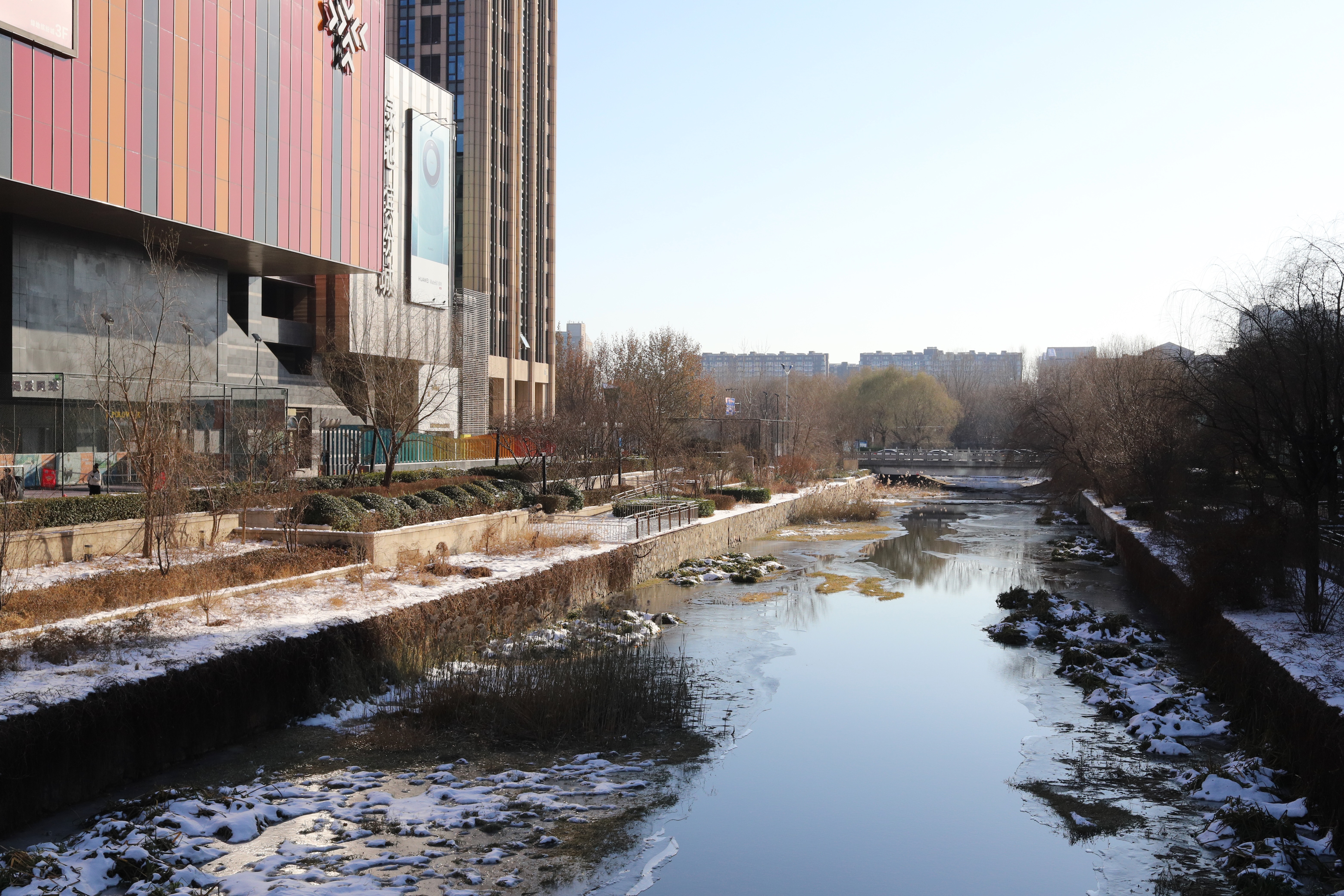 Really nice to see this river flowing again. It&rsquo;s dry in summer and frozen in winter.
